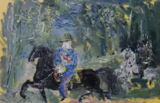 Emperor Franz Joseph in the Vienna Prater, 1931/1933. Creator: Wilhelm Thony