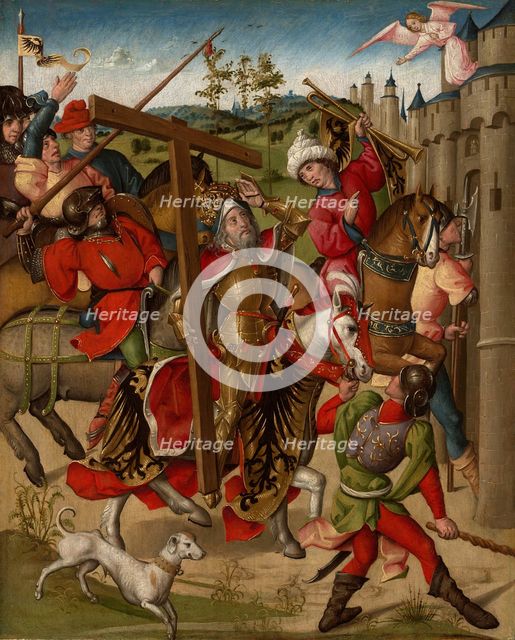Emperor Heraclius Denied Entry into Jerusalem, 1460/80. Creator: Unknown.