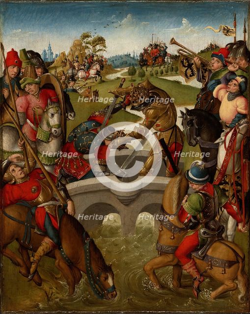 Emperor Heraclius Slays the King of Persia, 1460/80. Creator: Unknown.