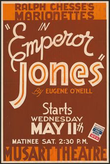 Emperor Jones, Los Angeles, 1938. Creator: Unknown