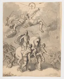 Emperor Joseph's victorious battle, 2nd half 18th century. Creator: Unknown