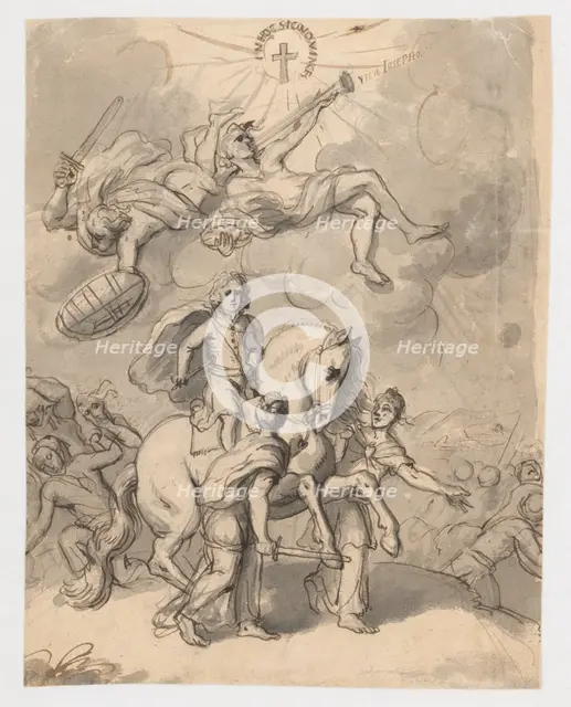 Emperor Joseph's victorious battle, 2nd half 18th century. Creator: Unknown.