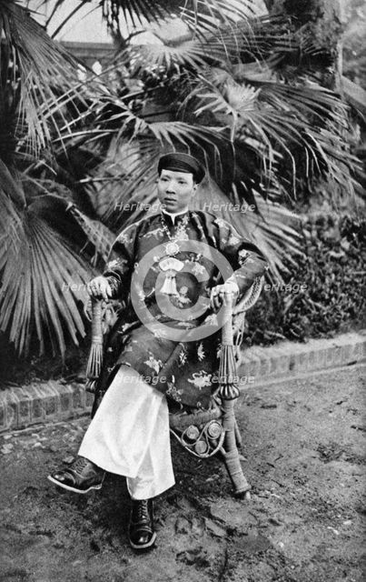 Emperor Khai Dinh (1885-1925), 12th Emperor of the Nguyen Dynasty, Annam, Vietnam, 1922. Artist: Unknown