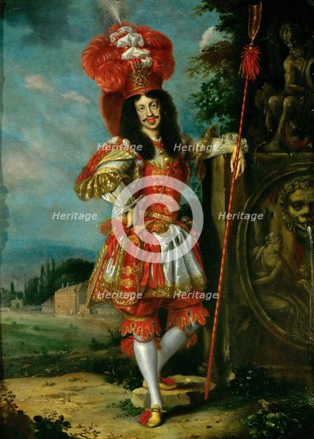 Emperor Leopold I (1640-1705) in a theatrical costume, 1667. Artist: Thomas, Jan (1617-1678)