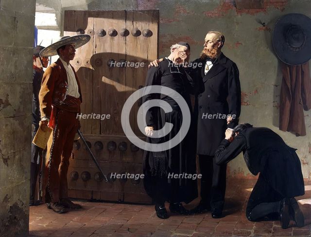 Emperor Maximilian of Mexico before the Execution, 1882. Creator: Jean-Paul Laurens.