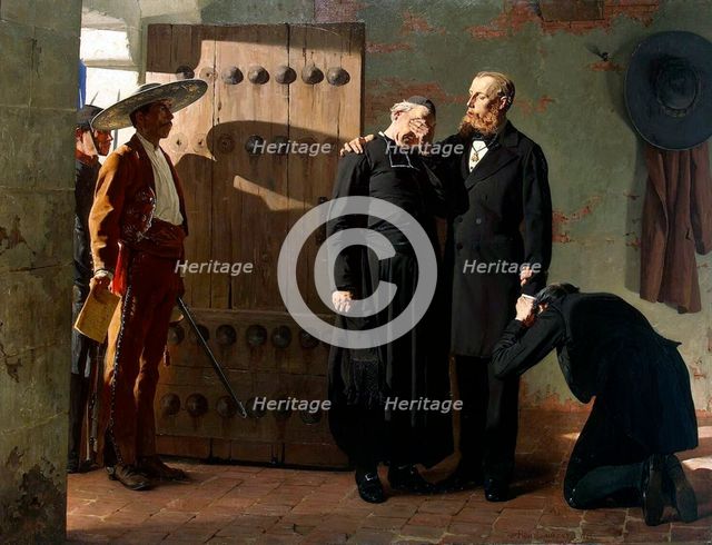 Emperor Maximilian of Mexico before the Execution', 1882. Creator: Laurens, Jean-Paul (1838-1921).