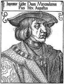 Emperor Maximilian I 1519, (1936). Artist: Albrecht Dürer
