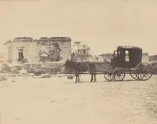 [Emperor Maximilian's Death Carriage], 1867. Creator: François Aubert