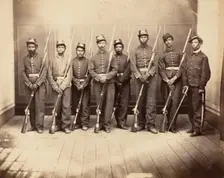 [Emperor Maximilian's Firing Squad], 1867. Creator: François Aubert