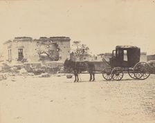 [Emperor Maximilian's Death Carriage], 1867. Creator: François Aubert