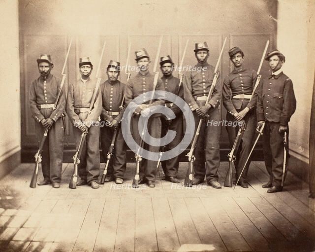 [Emperor Maximilian's Firing Squad], 1867. Creator: François Aubert.