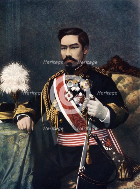 Emperor Meiji of Japan, late 19th-early 20th century. Artist: Unknown