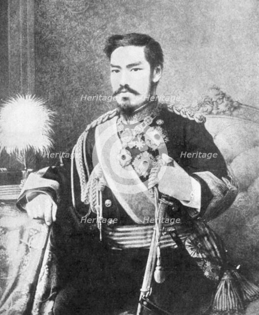 Emperor Mutsuhito, Japanese, c1867. Creator: Unknown.