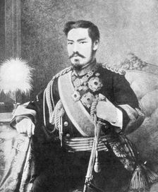 Emperor Mutsuhito, Japanese, c1867. Creator: Unknown