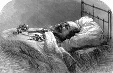 Emperor Napoleon III of France on his deathbed, 1873. Artist: Anon