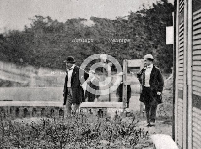 Emperor Napoleon III of France in exile, Chislehurst, Kent, 1871-1873. Artist: Unknown