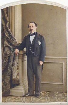 Emperor Napoleon III, March 1860. Creator: Olympe Aguado