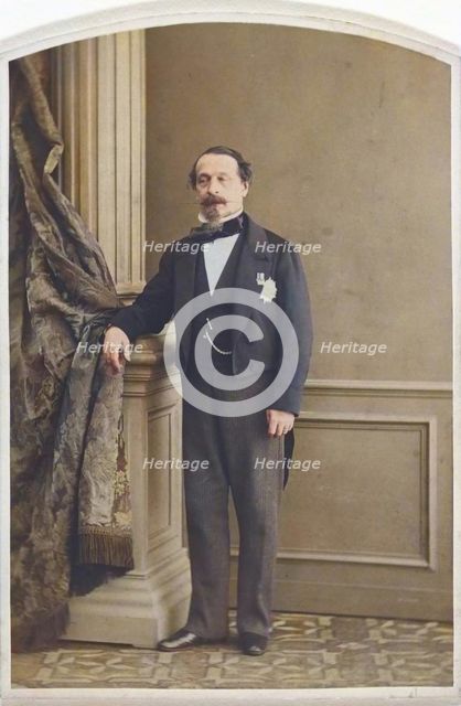 Emperor Napoleon III, March 1860. Creator: Olympe Aguado.