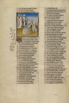 Emperor Nero Ordering Seneca's Veins Slashed; Roman de la Rose, about 1405. Creator: Unknown