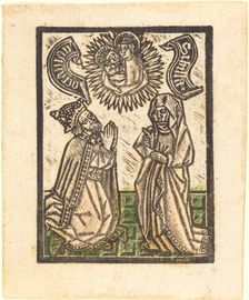 Emperor Octavian and the Sibyl, c. 1480. Creator: Workshop of the Master of the Aachen Madonna