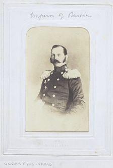 Emperor of Russia, 1860-69. Creator: Unknown