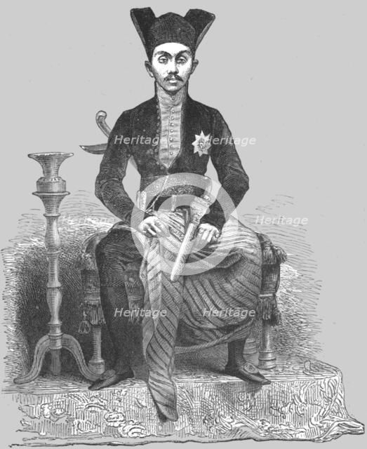 Emperor of Solo, Java; A Visit to Borneo', 1875. Creator: A.M. Cameron.