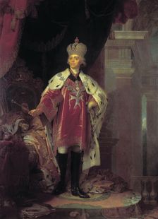 Emperor Paul I dressed as Grand Master of Maltese