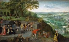 Emperor Rudolf II during a drinking cure