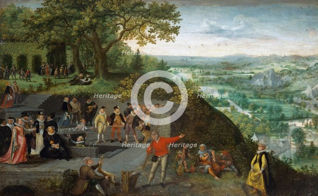 Emperor Rudolf II during a drinking cure.