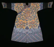 Emperor's Jifu (Semiformal Court Robe), China, Qing dynasty (1644-1911), 1790/1820. Creator: Unknown