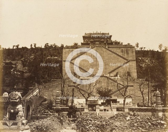 Emperor's Summer Palace, Peking, 1860. Creator: Felice Beato.