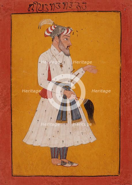 Emperor Shah Jahan (reigned 1628-1658), c1690. Creator: Unknown.