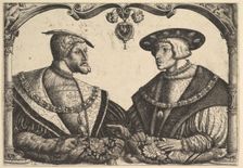 Emperors Charles V and Ferdinand I, ca. 1531. Creator: Christoph Bockstorffer