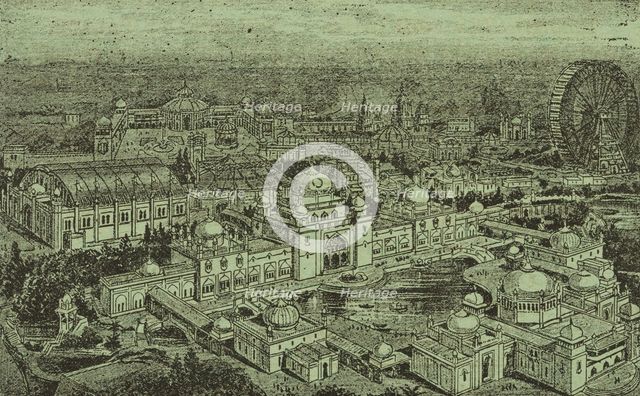 Empire of India Exhibition at Earl's Court in London, 1895.  Creator: Unknown.