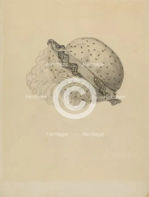 Empire Bonnet, 1935/1942. Creator: Melita Hofmann.