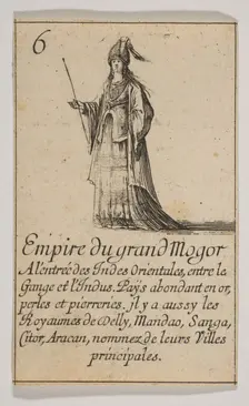 Empire du grand Mogor, 1644. Creator: Stefano della Bella