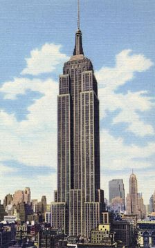 Empire State Building, New York City, New York, USA, 1951