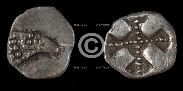 Emporiae coin, 475-450 BC. Artist: Numismatic, Ancient Coins  