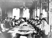 Employees of the Midland Lace Company, St Ann's Well Road, Nottingham, Nottinghamshire, 1906. Creator: Unknown