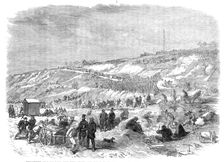 Employment of Lancashire operatives, under the Public Works Act..., Blackburn, 1864. Creator: Frederick John Skill