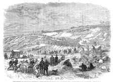 Employment of Lancashire operatives, under the Public Works Act..., Blackburn, 1864. Creator: Frederick John Skill