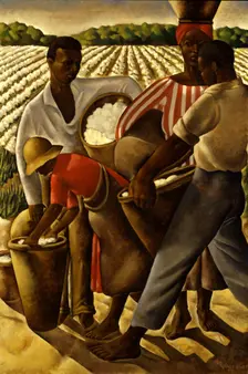 Employment of Negroes in Agriculture, 1934. Creator: Earle Richardson