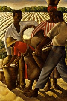 Employment of Negroes in Agriculture, 1934. Creator: Earle Richardson