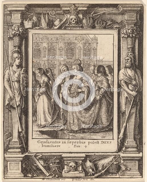 Empress, 1651. Creator: Wenceslaus Hollar.