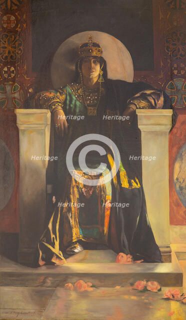 Empress Theodora, ca 1887. Creator: Benjamin-Constant, Jean-Joseph (1845-1902).