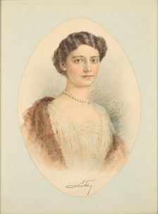 Empress Zita of Austria (1892-1989), Queen of Hungary, 1916. Creator: Pietzner; Carl (1853-1927)