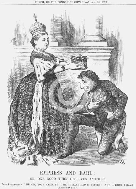 'Empress and Earl', 1876. Artist: Joseph Swain
