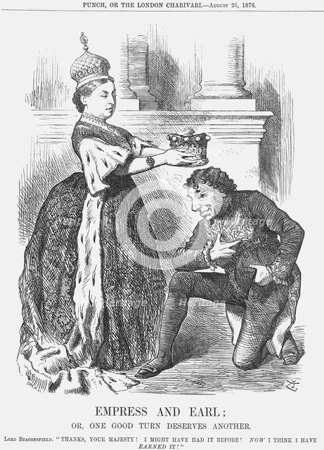 'Empress and Earl', 1876. Creator: Joseph Swain.