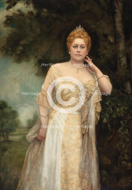 Empress Augusta Victoria (1858-1921), 1906. Creator: Hawkes, Clara M. (1861-1930).