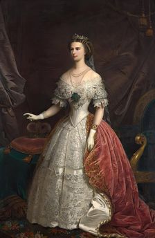 Empress Elizabeth, 1869. Creator: Franz Russ the Younger
